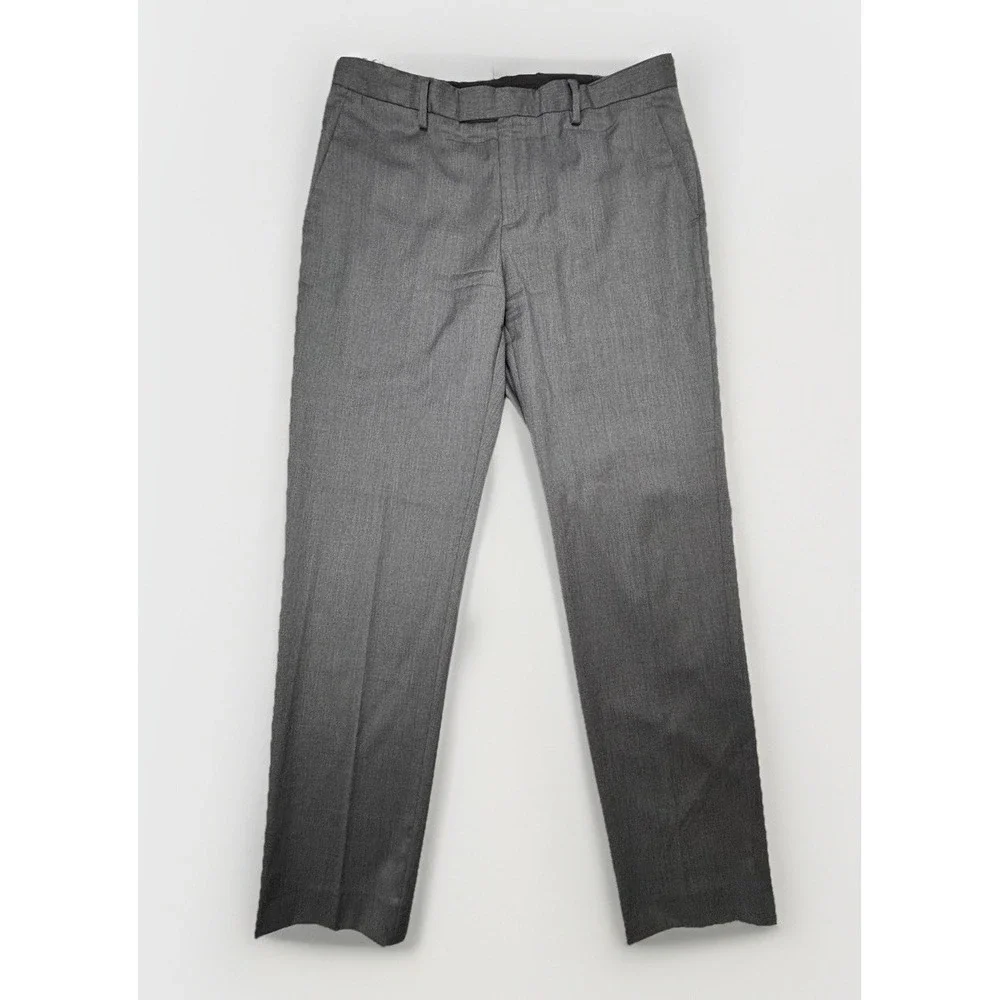 J.Lindeberg‎ Hugo Legend 100% Wool Dress Pants Mens 34x31 Charcoal Straight EUC